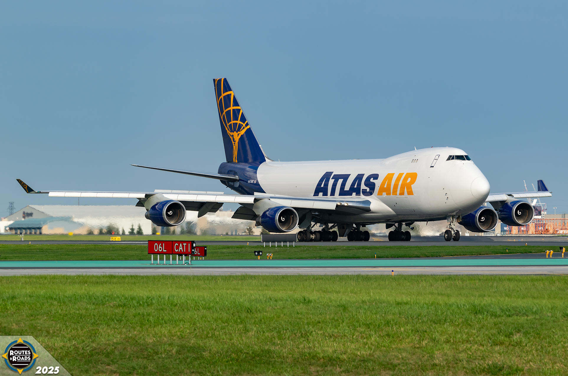 Atlas Air 1998 Boeing 747-400F M475MC operating for Turkish Cargo as flight TK6044 arriving from New York (JFK).